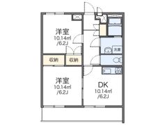 レオパレスプランタン参番館の間取り画像