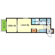F asecia 城北公園通の間取り画像