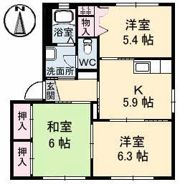 ドリームハイツKEN 2棟の間取り画像