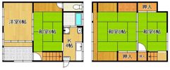 老松町貸戸建の間取り画像