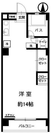 セザール三鷹の間取り画像