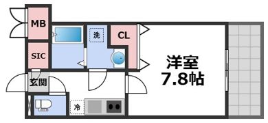 Live Flat Tsukamotoの間取り画像