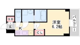 エスリード神戸グランドールの間取り画像