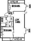 ジョイフルくずはⅡの間取り画像
