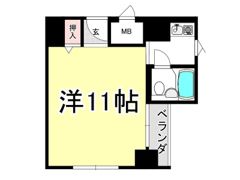 エクセランス梅田西の間取り画像