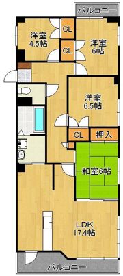 シャトレ諏訪町の間取り画像