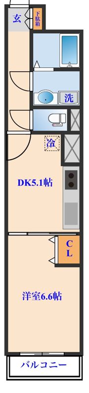 HF仙台五橋レジデンスの間取り画像
