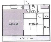 香南レジレンスの間取り画像
