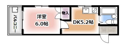 メゾン深野Ⅱの間取り画像