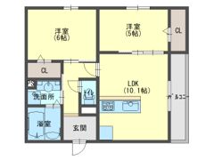 AXIS木田町の間取り画像