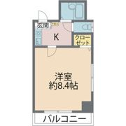 サンハイツ雅の間取り画像