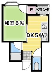 羊燈館メゾン香里園緑町の間取り画像