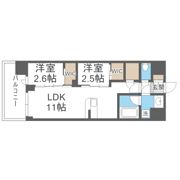 コンフォリア・リヴ淡路町一丁目の間取り画像