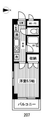 K’s Flat 2003の間取り画像