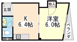 プチシャトー徳井の間取り画像