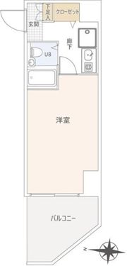 リベール国分寺の間取り画像