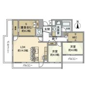サンウッド市川真間グリーンヒルズF棟の間取り画像