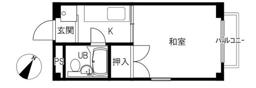 CASITA天神町の間取り画像