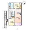 東松山市和泉町 アパート新築工事の間取り画像