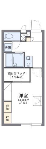 レオパレス虹の間取り画像