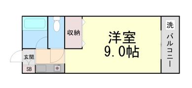 静佳ハイツの間取り画像