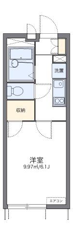 レオパレスサニープレイスの間取り画像