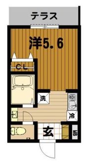 クレール六浦東の間取り画像