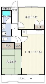 ローズマンション白糸台第3の間取り画像