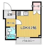 メリディアンオフィス柏木の間取り画像