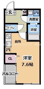 ハーモニーテラス中宮の間取り画像