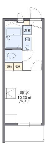 レオパレスベイサイド横濱の間取り画像