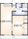 川渕マンションの間取り画像