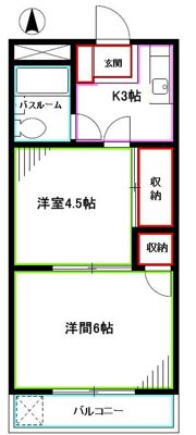 つばさマンションの間取り画像