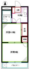 つばさマンションの間取り画像