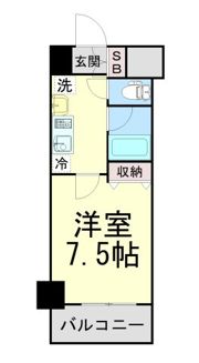 パークビュー王子駅前の間取り画像