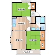 ファーストパインハイツB棟の間取り画像