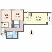 ベレオガーデンズ福富西の間取り画像