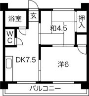 メゾンさくらの間取り画像