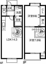 クレスト 百合が丘の間取り画像