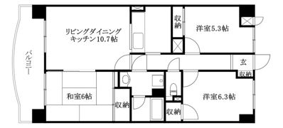 セントラルパーク土居田の間取り画像