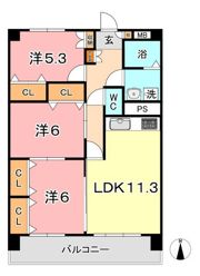 厚生町クラウンズマンションの間取り画像