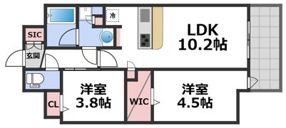 アーバネックス東梅田の間取り画像