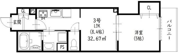 ラモーナ出口の間取り画像