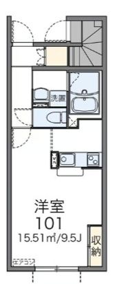 レオネクストオリヴィエⅠの間取り画像