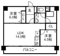 Arla komeyamachiの間取り画像