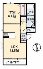 ベレオたまもの間取り画像