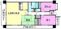 グランディア宮田の間取り画像