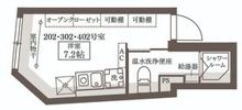 COCOCUBE高円寺Ⅱの間取り画像