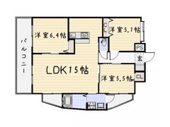 リード大手町の間取り画像