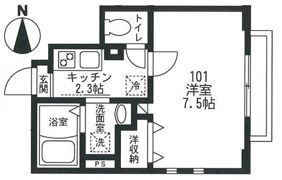 Regulus国立 レグルス国立の間取り画像